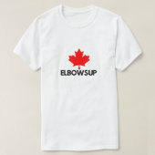 肘を張る Tシャツ (デザイン正面)