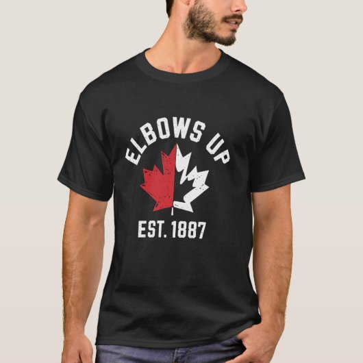 肘上げ強し カナダ 建国1867年 proud canadian tシャツ (正面)