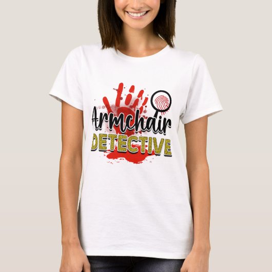 肘掛け刑事 Tシャツ (正面)