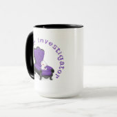 肘掛け椅子の研究者マグ マグカップ (正面左)