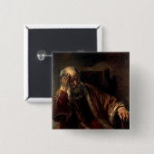 肘掛け椅子の老人 缶バッジ (正面&裏面)