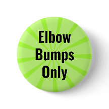 肘隆起なしハンドシェイク社会距離