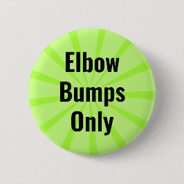 肘隆起なしハンドシェイク社会距離 缶バッジ