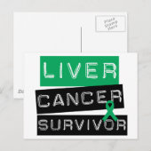 肝がんを克服した人 ポストカード (正面/裏面)