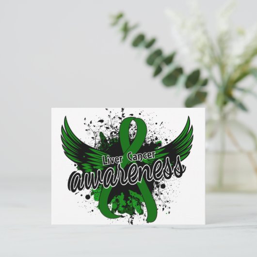肝がん認識度16 ポストカード (スタンド正面)