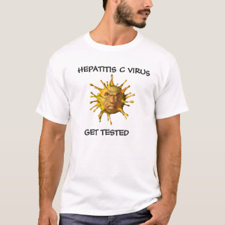 肝炎のウイルスのTシャツ Tシャツ