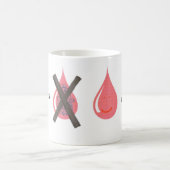 肝炎のマグ コーヒーマグカップ (中央)