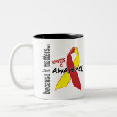 肝炎の認識度 ツートーンマグカップ (左)