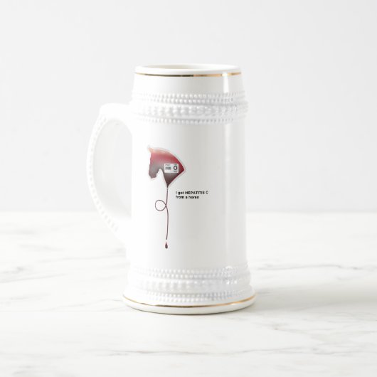肝炎 ビールジョッキ (正面左)