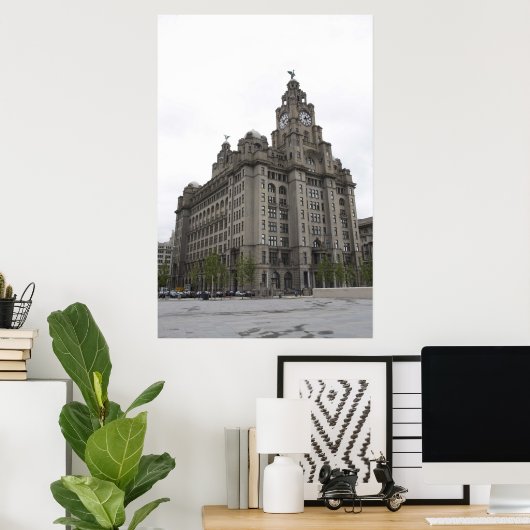 肝王室の建物 ポスター (ホームオフィス)