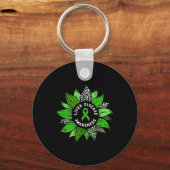 肝疾患認識度月花肝疾患 キーホルダー (正面)