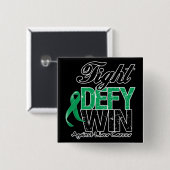 肝癌は勝利を得ずに戦う 缶バッジ (正面&裏面)