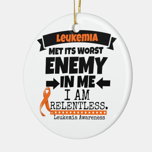 肝癌は私の中で一番悪い敵に出会った セラミックオーナメント (左)