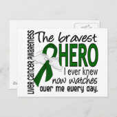 肝癌を知った中で最も勇敢な英雄 ポストカード (正面/裏面)