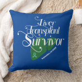肝移植サバイバーカスタム装飾用クッション クッション (ブランケット)