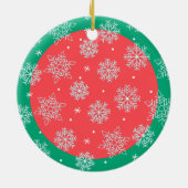 肝移植レシピエント休日カスタムセラミック セラミックオーナメント (裏面)