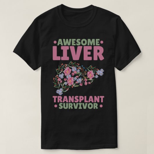 肝移植素晴らし生存者1 Tシャツ (デザイン正面)