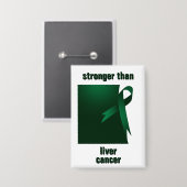 肝臓がんボタンよりも強い 缶バッジ (正面/裏面)