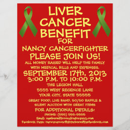 肝臓がん患者特典フライヤー チラシ