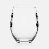 肝臓を閉じなさい素晴らし ステムなしワイングラス (左)