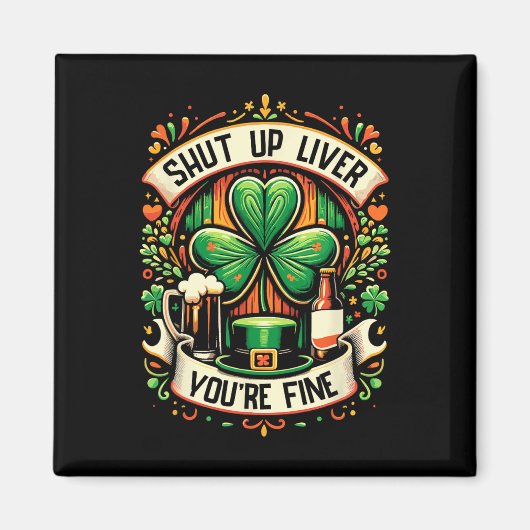 肝臓を閉鎖するあなたはアイリッシュ素晴らしSt patricks day博士。 マグネット (正面)