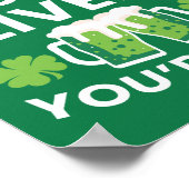 肝臓を閉鎖素晴らしあなたはセントおもしろい・パトリックの日 ポスター (角)