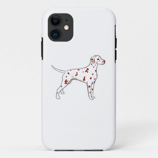 肝臓ダルマチ Case-Mate iPhoneケース (裏面)