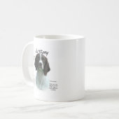 肝臓ブリタニースパニエル犬史 コーヒーマグカップ (正面左)