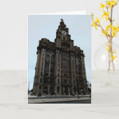 肝臓建物 カード (黄色い花)