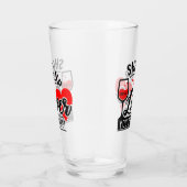 肝臓引用文 パーソナライズされた タンブラーグラス (右)