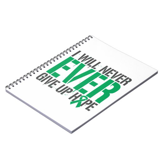 肝臓病は決して希望を与え持たない ノートブック (左側)