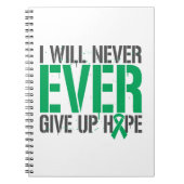 肝臓病は決して希望を与え持たない ノートブック (正面)