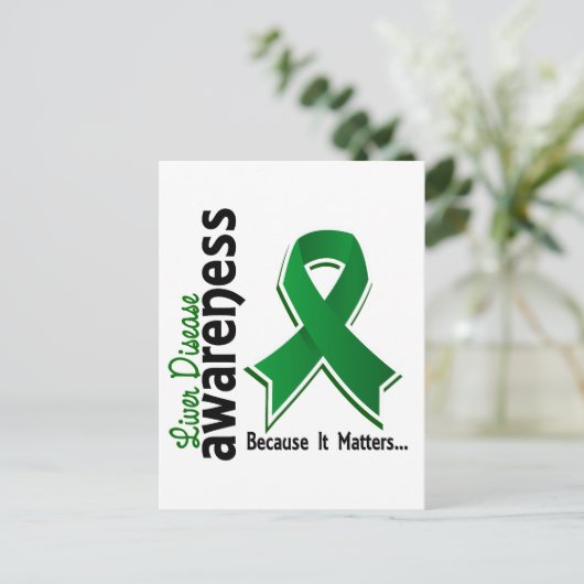 肝臓病認識度5 ポストカード (スタンド正面)