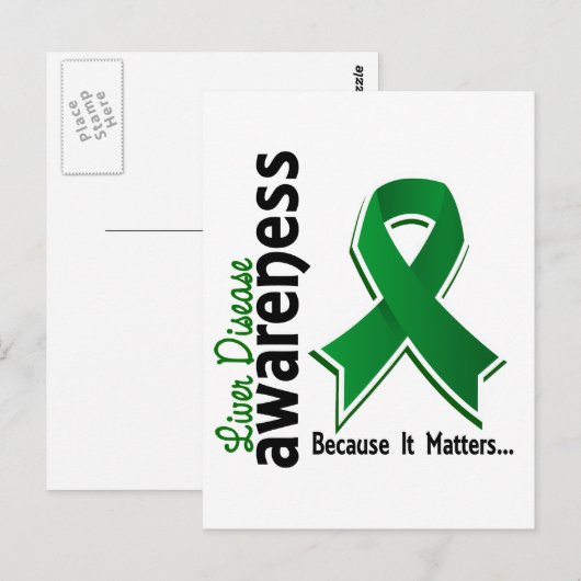 肝臓病認識度5 ポストカード (正面/裏面)