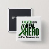 肝臓癌は決して英雄2の息子を知っていませんでした 缶バッジ (正面&裏面)