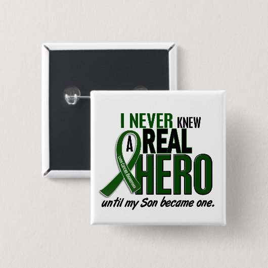 肝臓癌は決して英雄2の息子を知っていませんでした 缶バッジ (正面&裏面)