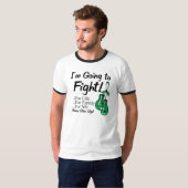 肝臓癌私は戦おうと思っています Tシャツ (正面フル)
