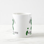 肝臓癌私は私の妻を支えます コーヒーマグカップ (中央)