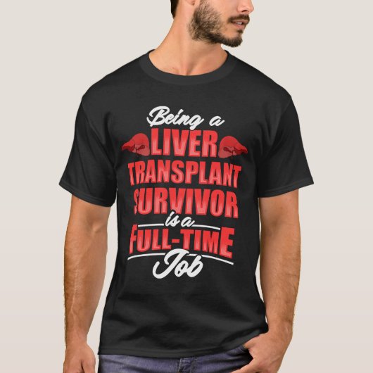 肝臓移植の生存者 仕事 オーガン・ウォリアー DA1 Tシャツ (正面)