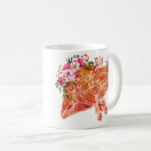 肝臓 コーヒーマグカップ (正面右)