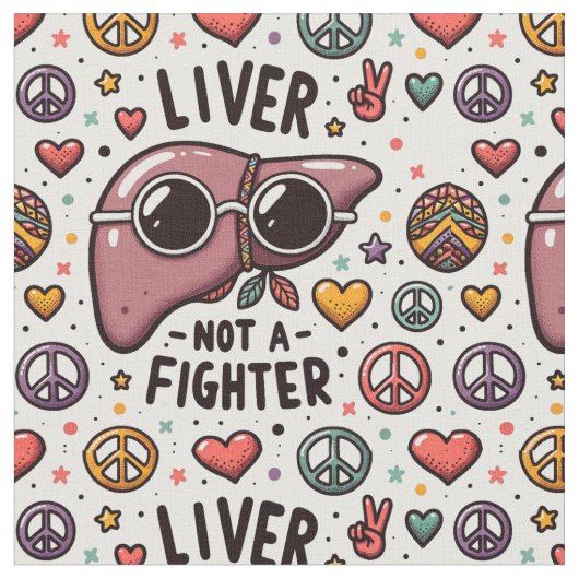 肝臓 – 戦闘機ではない ファブリック (クローズアップ)