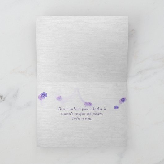 肝野考える花 カード (内部)