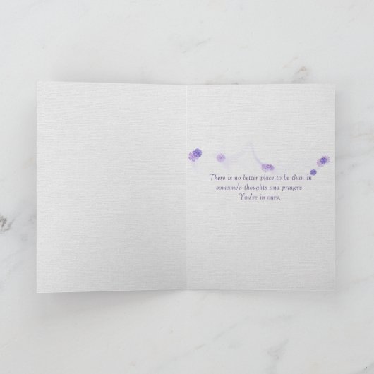 肝野考える花 カード (内部)