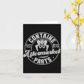 股関節手術後の回復 インプラント股関節面白い カード (黄色い花)