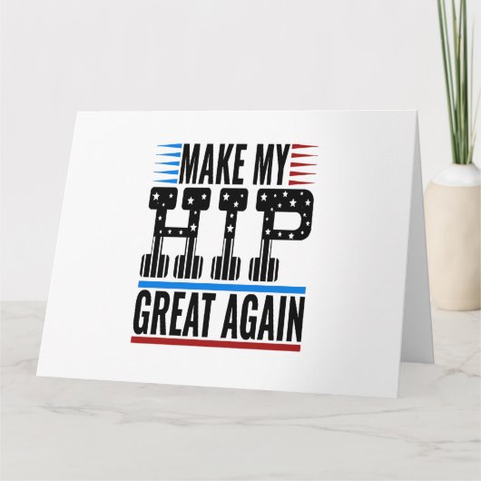 股関節手術 カード (正面)