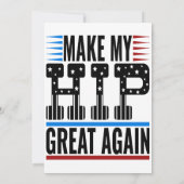 股関節手術 招待状 (裏面)