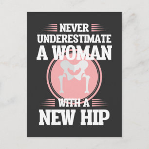 股関節置換術後の妻・母への回復お見舞い ポストカード