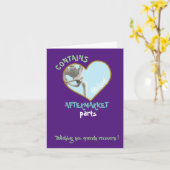 股関節置換術 面白い 総合股関節手術 ギフト ナン カード (黄色い花)