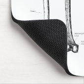 肢の灰色を下げて下さい マウスパッド (コーナー)