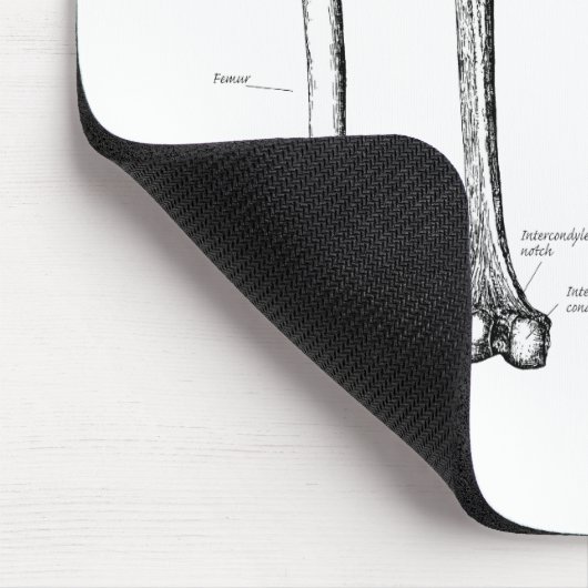 肢の灰色を下げて下さい マウスパッド (コーナー)